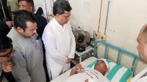 CM furious on Tipra Motha after BJP party members were attacked and Mandai office was burnt CM furious on Tipra Motha after BJP party members were attacked and Mandai office was burnt